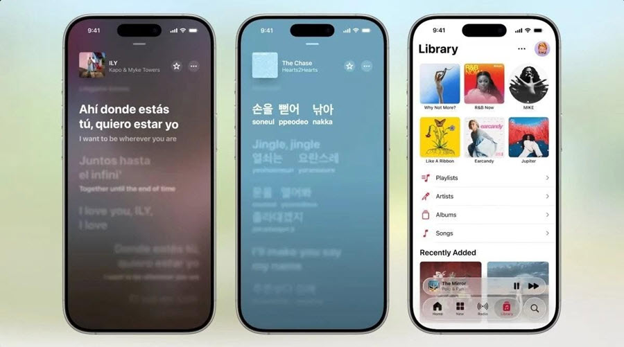 Apple Music 手機 APP 介面