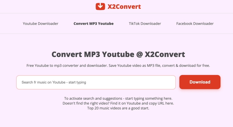 x2convert 工具主介面